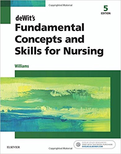 TEST BANK FOR DEWITS FUNDAMENTAL CONCEPTS AND SKILLS FOR NURSING 5TH EDITION BY WILLIAMS