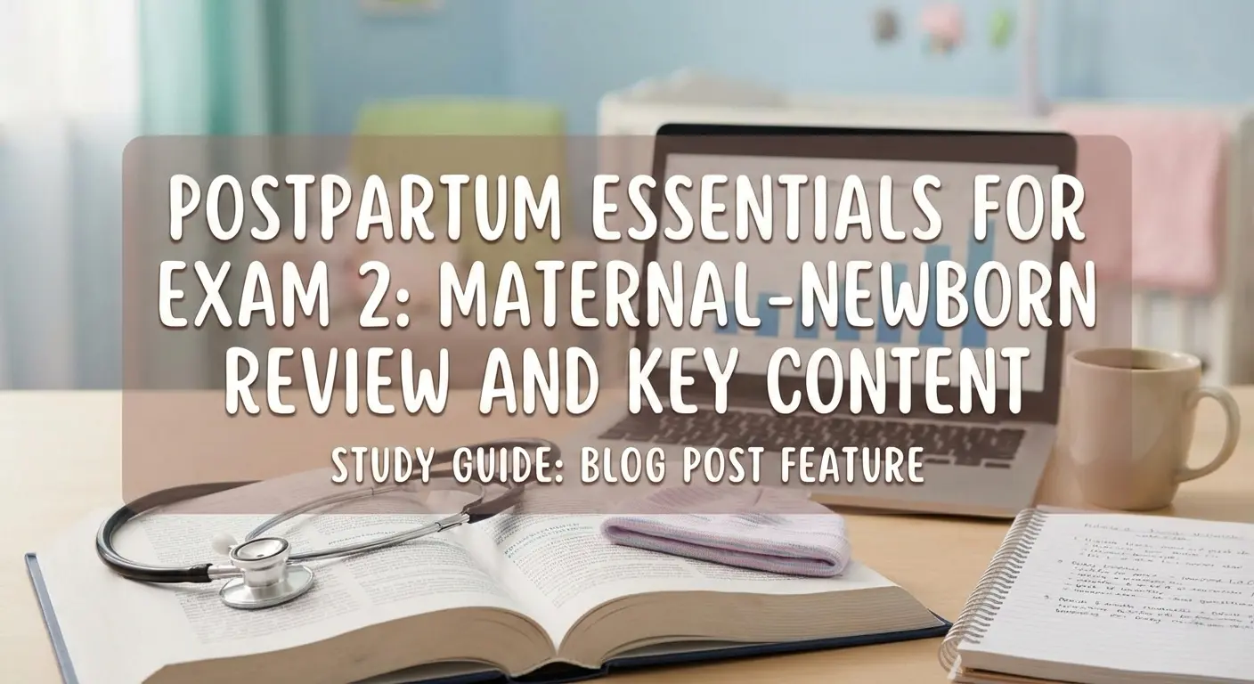 Postpartum Essentials for Exam 2: Maternal-Newborn Review and Key Content