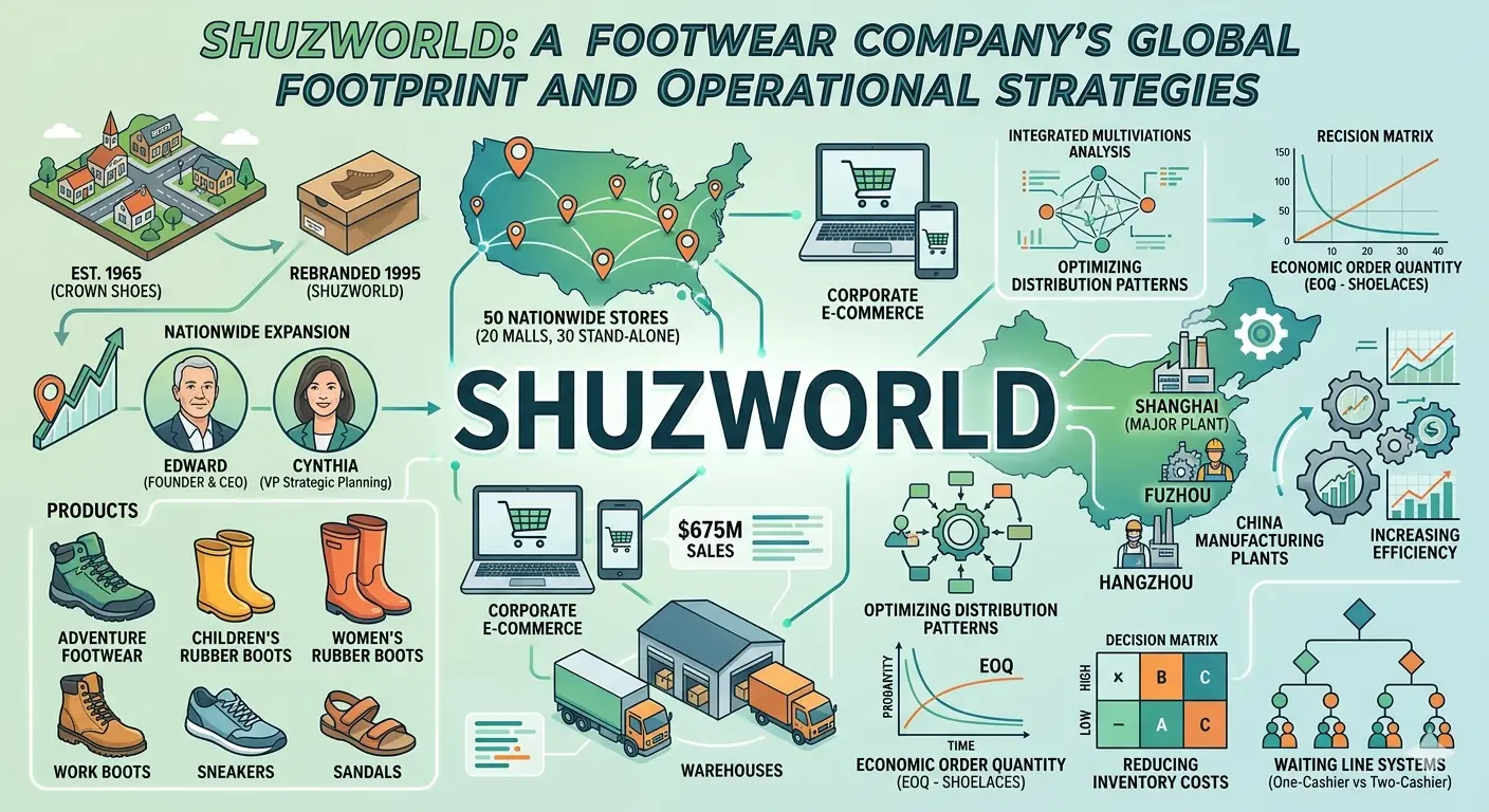 Operational Decision Analysis and Efficiency Improvement Strategies at Shuzworld Company