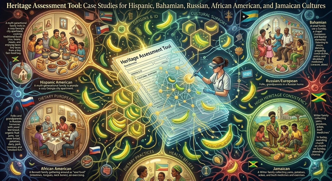 Heritage Assessment Tool: Case Studies for Hispanic, Bahamian, and Russian Cultures
